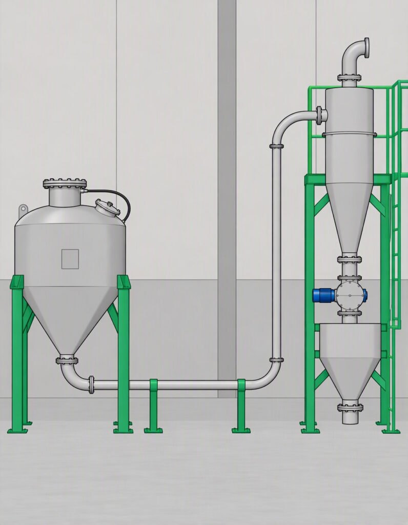 Pneumatic Powder Conveying - Sofraden Bulk